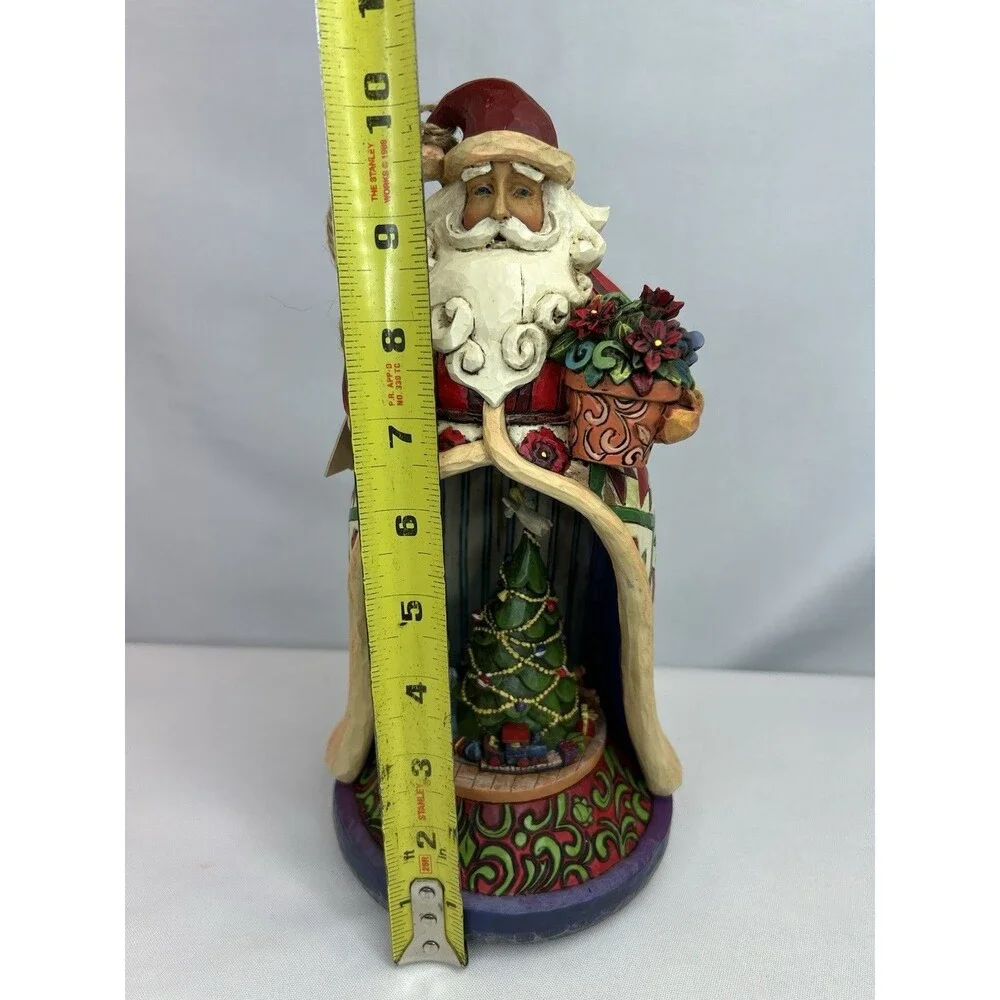 JIM SHORE 2006 Christmas Figurine Lighted Musical Santa with Kids 4006647 in Box